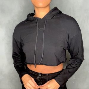 Meshki Cropped Pullover Hoodie